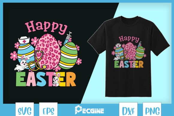 A Design Review of the Happy Easter Eggs Nurse Love SVG