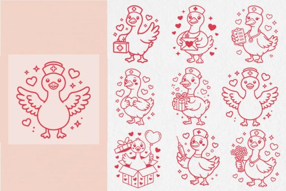 A Designer's Honest Take on the Valentine Nurse Goose Bundle