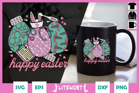 A Designer's Review of the Happy Easter Egg Nurse SVG