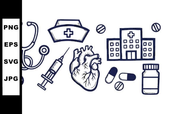 A Medical Clipart Set Reviewed for Real Embroidery Work