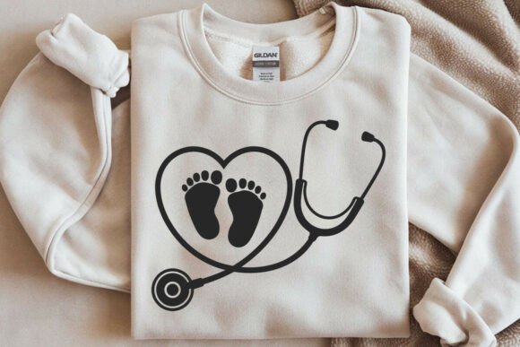 A Real-World Review of the Baby Footprint in Heart Stethoscope Embroidery Design