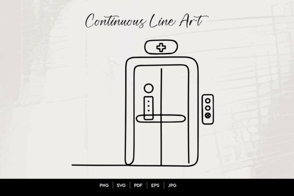 A Review of Hospital Elevator Line Art for Embroidery Projects