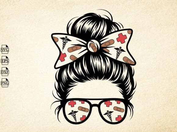 A Review of the Messy Bun Nurse Life SVG