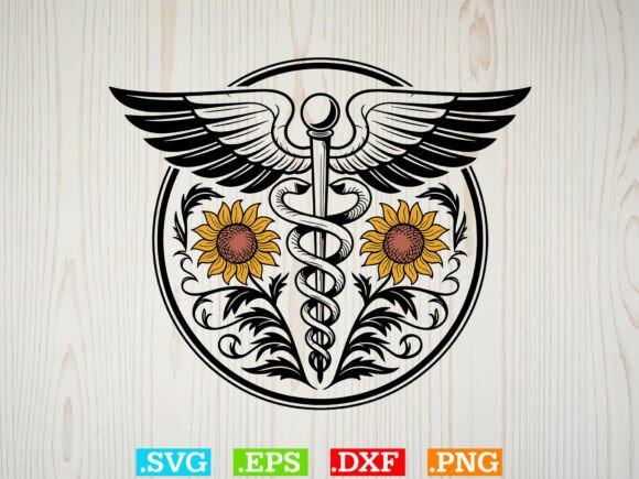 A Sunflower Design for Medical Appreciation and Craft